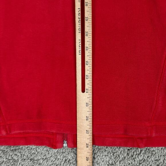 Tommy Bahama Sweater Womens Medium Red Knit Marlin Logo Full Zip Ladies - Picture 8 of 10